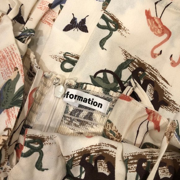 New! NWOT Reformation Bascom Dress - Picture 4 of 5